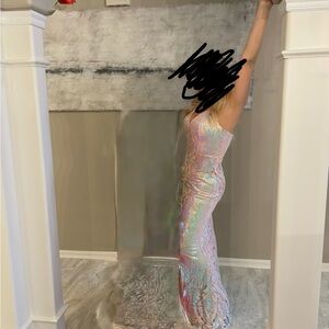 City Vibes Sequin Prom Dress